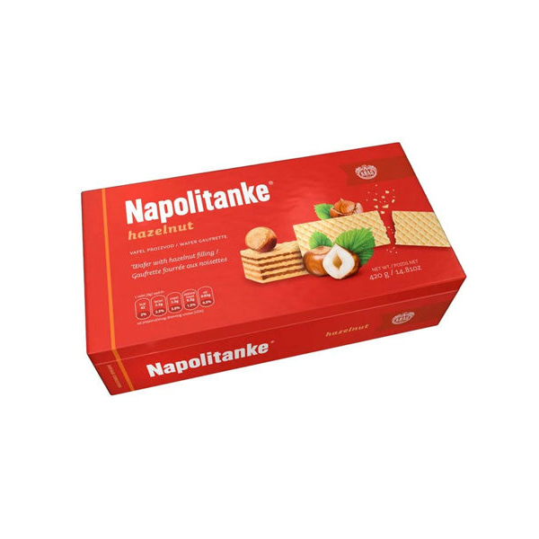 Wafers Napolitanke Hazelnut – 14.82 oz (420gr)